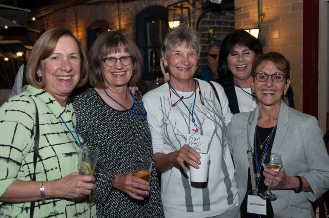 Sandy Havlik Wilson, Mary Langer Butler, Fran Kemp Wallace, Coleen Lee, Jan Provencal Stefonek